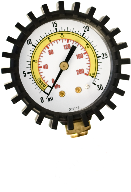 Smartfit™ Pressure Gauge - Redline Smartfit Replacement Pressure Gauge (883x1024), Png Download