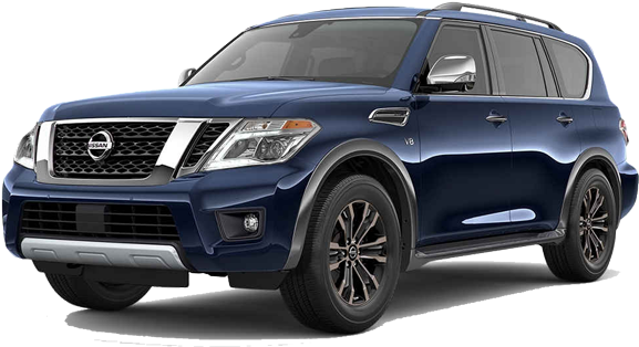 2017 Nissan Armada In Albany, Ga - Nissan Armada 2017 Black (650x337), Png Download