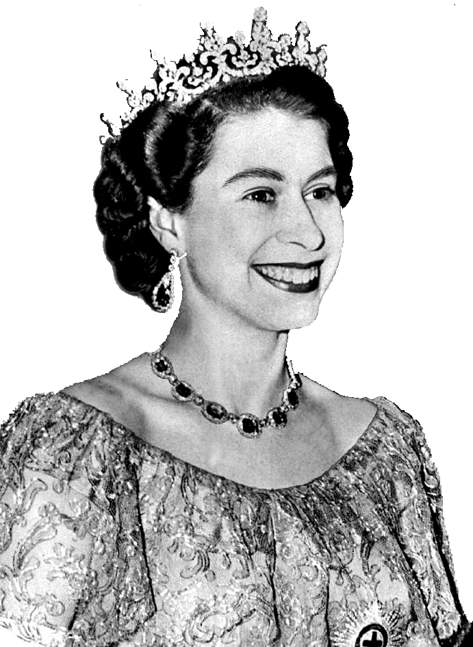 Queen Elizabeth Vintage Picture - Queen Elizabeth Ii Aged 25 (691x945), Png Download
