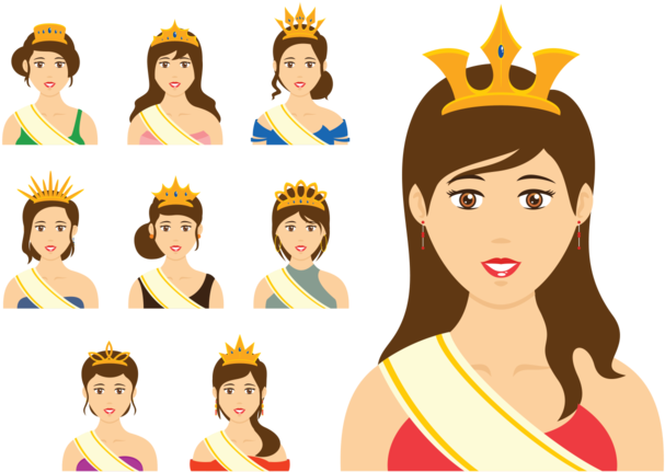 Pageant Queen Vector - Queen Png (700x490), Png Download