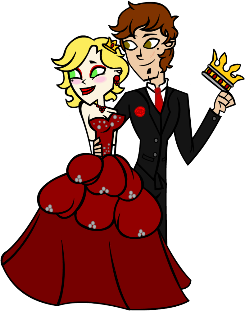Picture Free Prom Png Transparent Images Of Hearts - Prom Cartoon (788x1015), Png Download