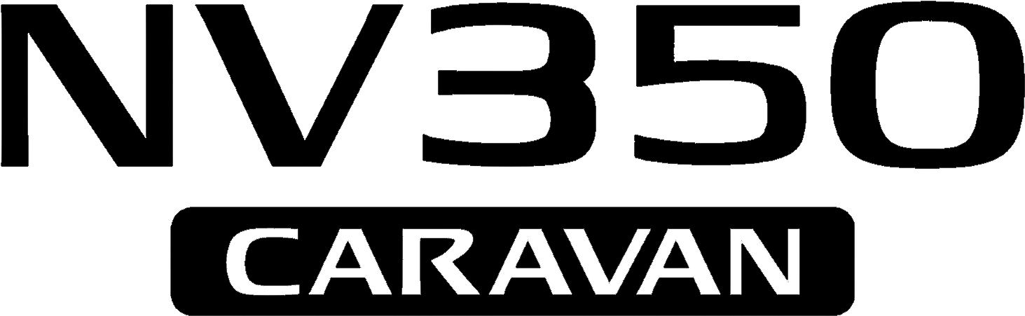 Nissan Nv350caravan Logo - Nissan Urvan Nv350 Std (1885x639), Png Download