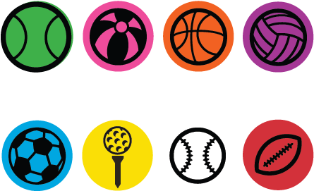 Sports Balls Snap Collection - Sports (550x550), Png Download