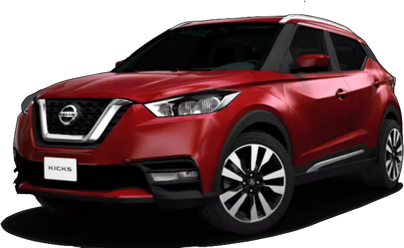 2018 Nissan Kicks - 2018 Nissan Kicks Sr Red Black (929x489), Png Download