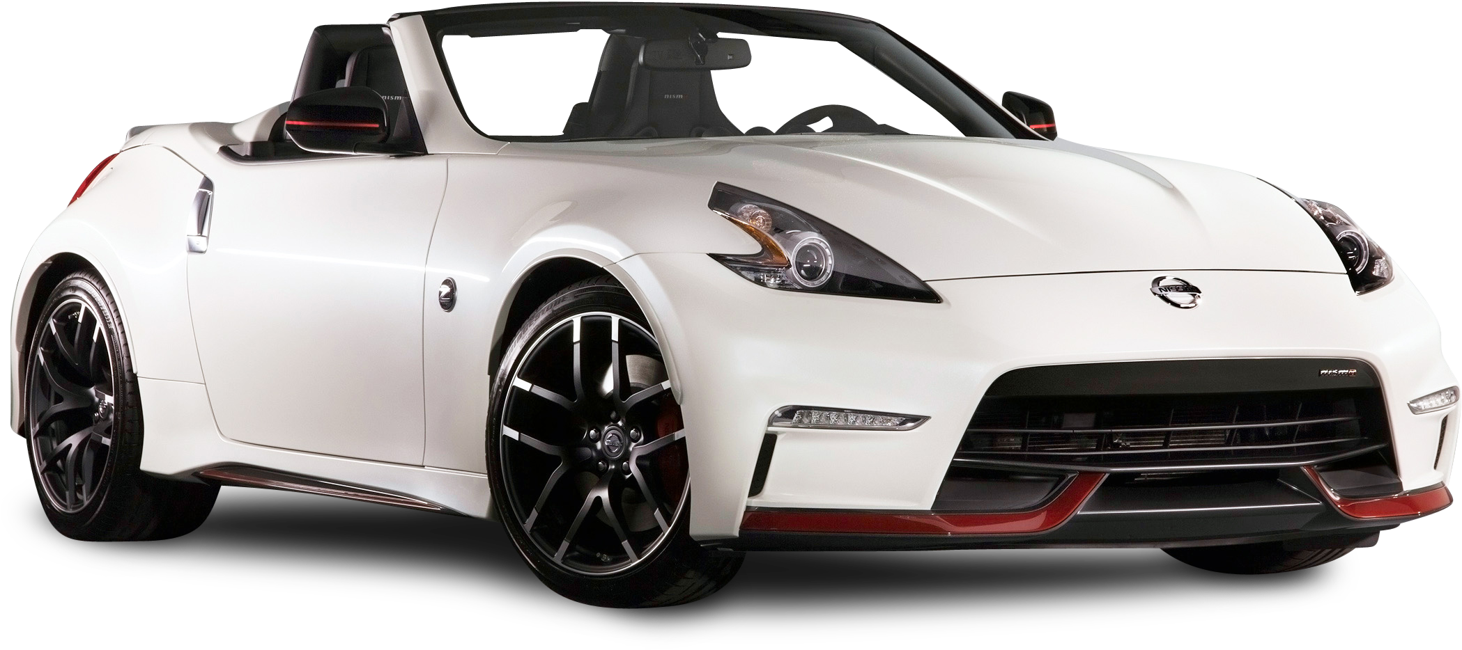 Nissan 370z Nismo Roadster White Car Png Image - Nissan 370z Roadster Png (2235x1080), Png Download