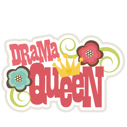 Drama Queen Svg Scrapbook Title Drama Queen Svg Cut - Miss Kate Cuttables Designs Do All You Love (432x432), Png Download