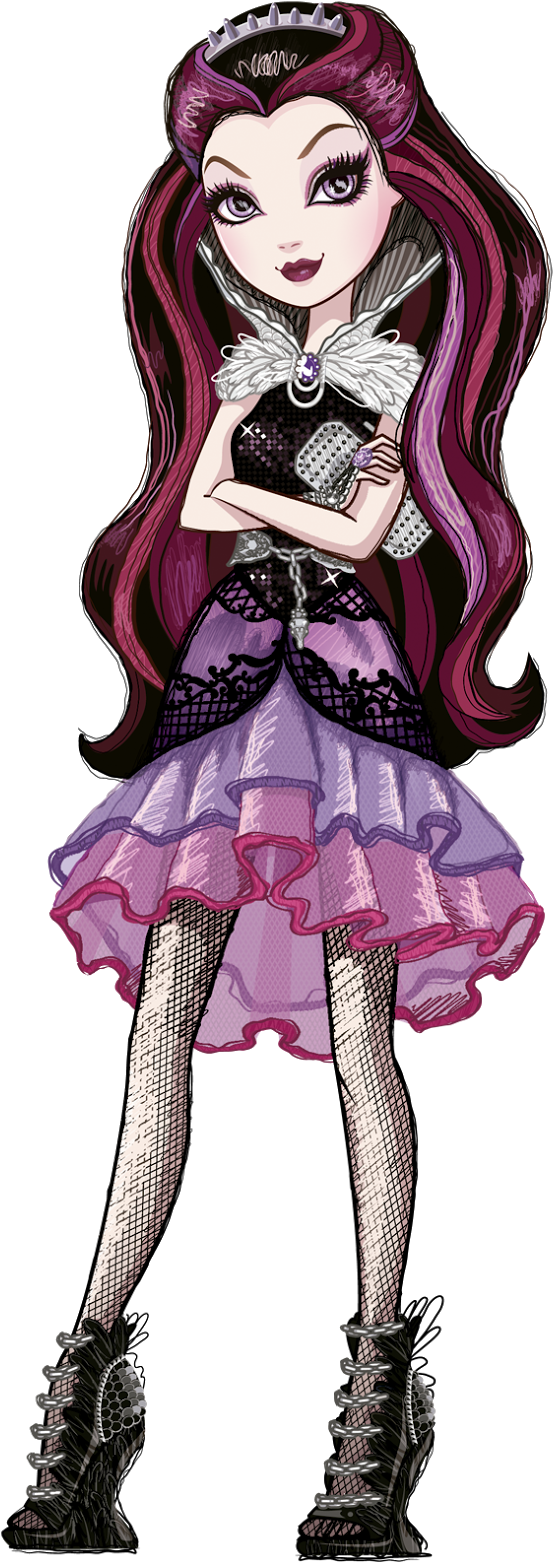 Raven Queen Png - Evie And Raven Queen (640x1600), Png Download