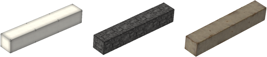 Some 6 Unit Long Armor Modules For Those Extra Large - Concrete (1000x325), Png Download