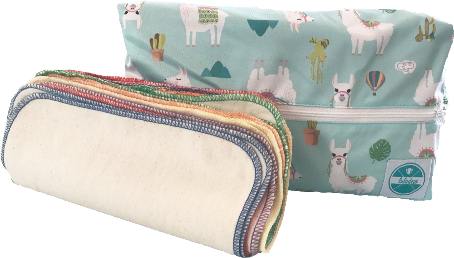 Luludew 12 Ct Wipes And Wipe Bag - Bag (2048x1536), Png Download