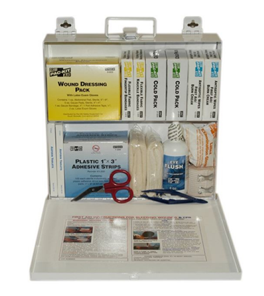 Cmsafetysupply First A - Pac-kit Ansi Plus 50 Person Steel First Aid Kit 6120 (800x600), Png Download