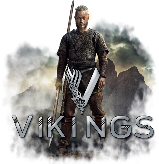 Vikings Serie Png - Vikings Tv Show Art 24x18 Poster Decor (650x538), Png Download