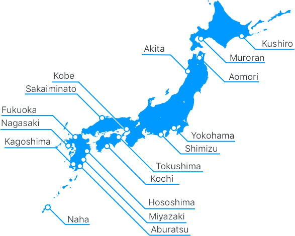 Port Map - Japan Map No Background (587x470), Png Download