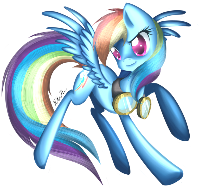 Https - //lh5 - Googleusercontent - Com/-awmbyuk - Rainbow Dash Fan Art Png (854x935), Png Download
