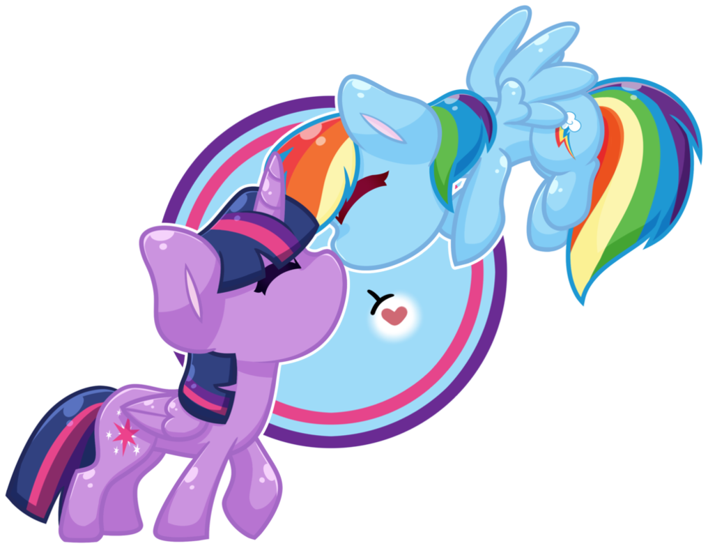 Picture Of Rainbow Dash - Twilight X Rainbow Dash Fanart (1016x786), Png Download