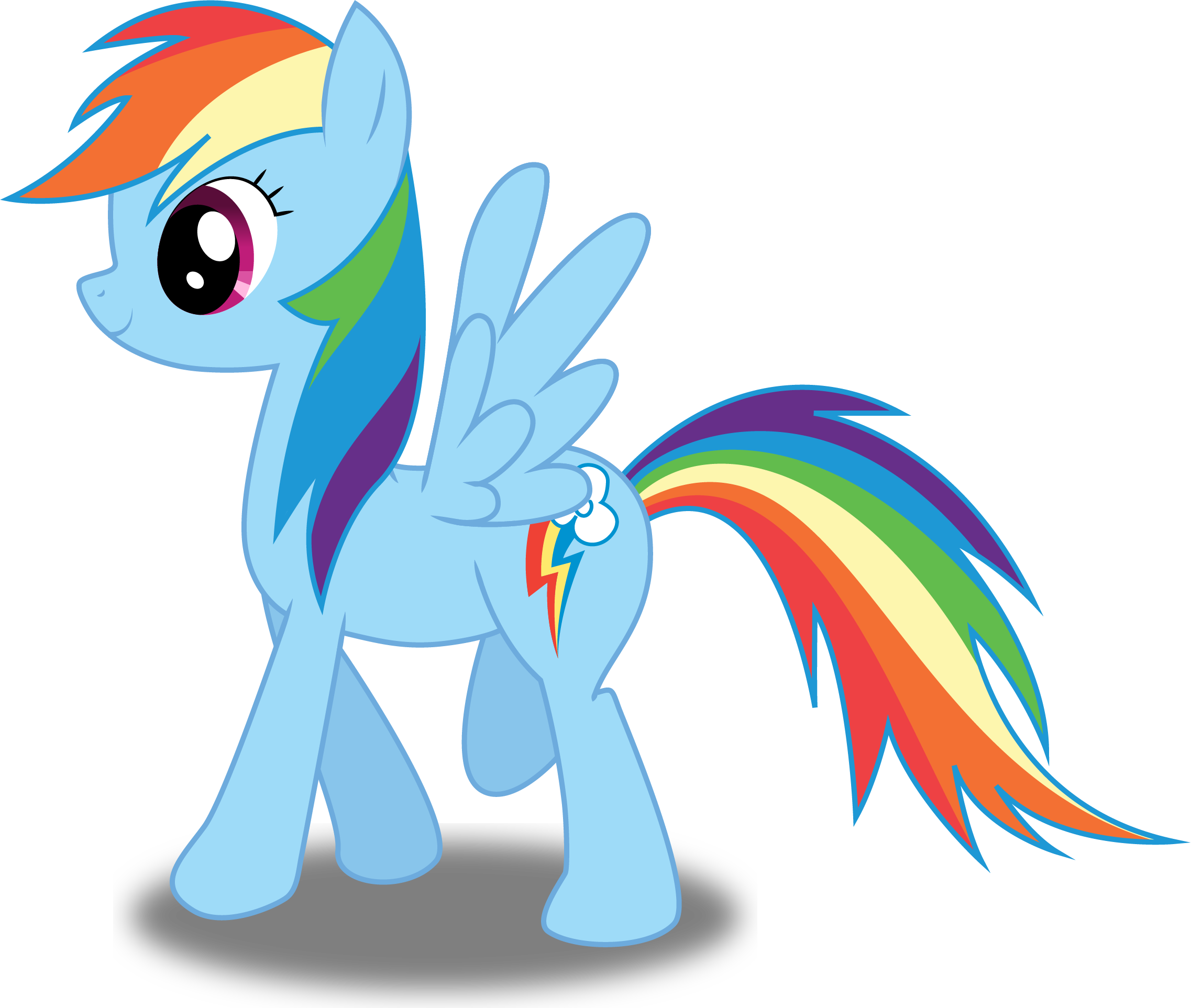 Rainbow Dash Cliparts - Rainbow Dash Clipart (2274x1925), Png Download