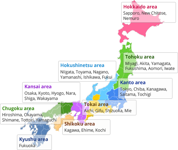 Map - Japan Map (608x515), Png Download