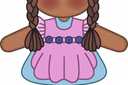 Doll Clipart Transparent - Doll Clipart (450x300), Png Download