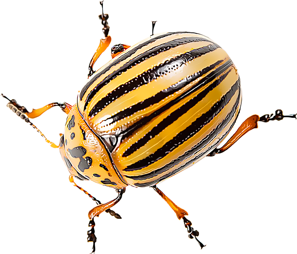 Colorado Potato Beetles - Colorado Potato Beetle (1000x1000), Png Download