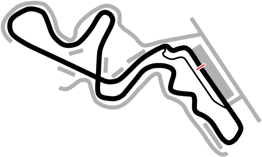 Grand Prix Track Map In Black - Japan Grand Prix Circuit (600x420), Png Download