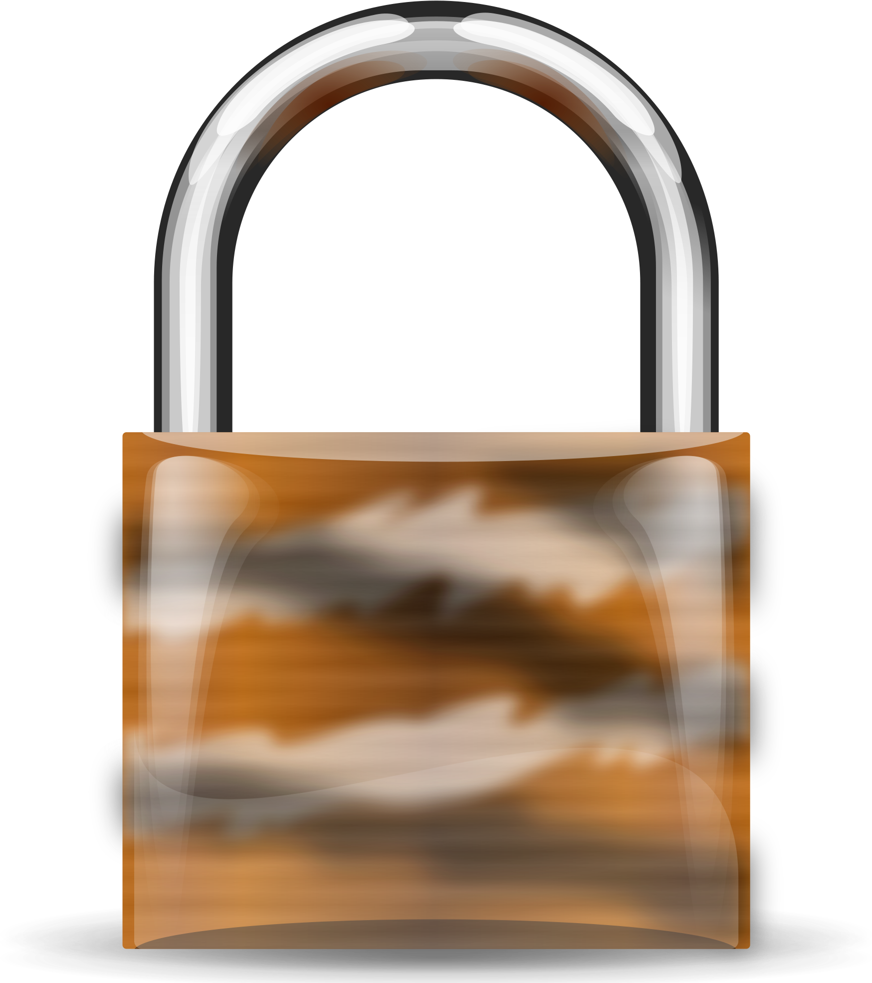 Open In Media Viewerconfiguration - Padlock Red (2000x2000), Png Download