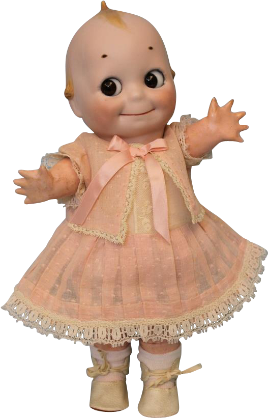 13 Inch 1913 Antique German Bisque Kestner Kewpie Doll - Kewpie (820x820), Png Download