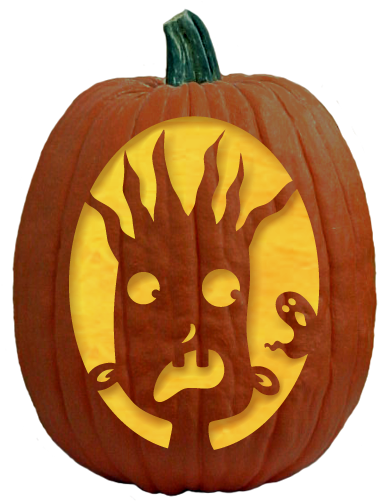 "meet And Greet" And More Than 700 Free Pumpkin Carving - Pumpkin Carving Patterns (500x500), Png Download