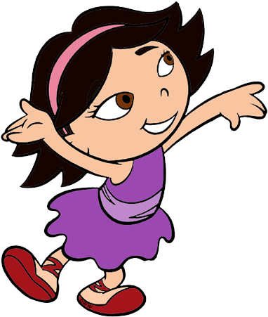 June Dancing Cartoony - Little Einstein June Transparent (400x471), Png Download