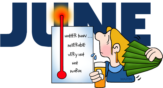 Summer Heat Clip Art (648x346), Png Download