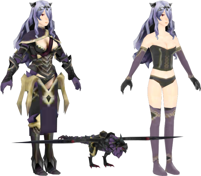 Download Zip Archive - Camilla Fire Emblem Warriors (750x650), Png Download