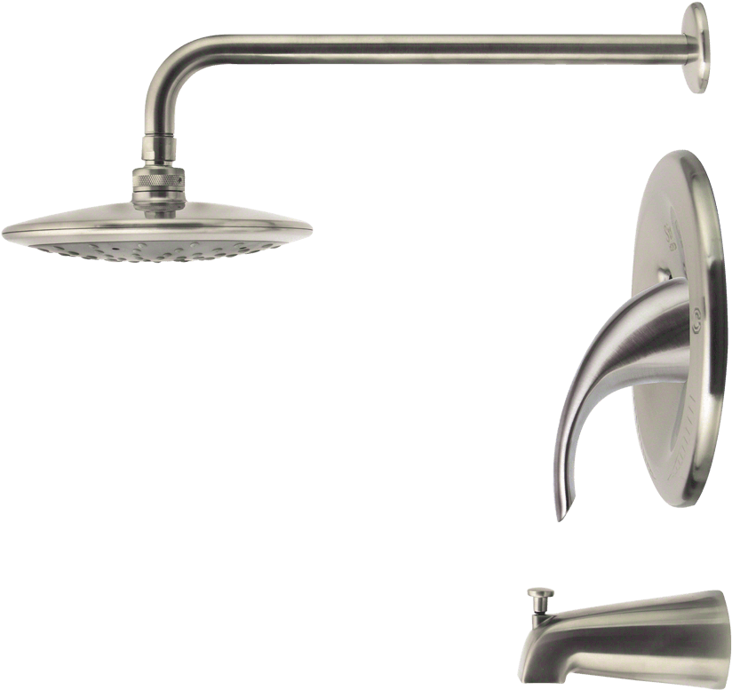 750-bn - 3 Piece Shower Set (1000x800), Png Download