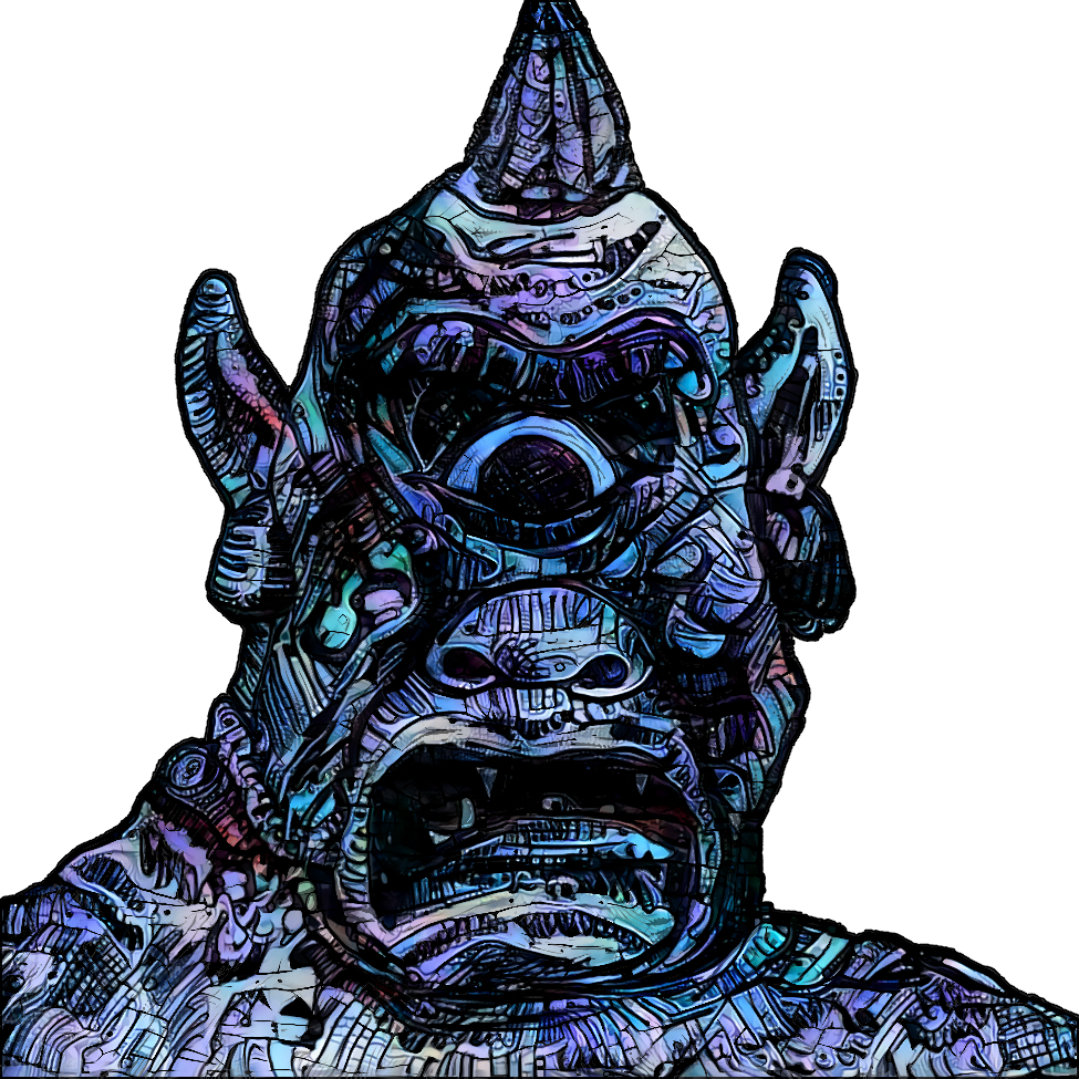 Cyclops Blue Dream Pattern And Hatch Line - Line (975x975), Png Download