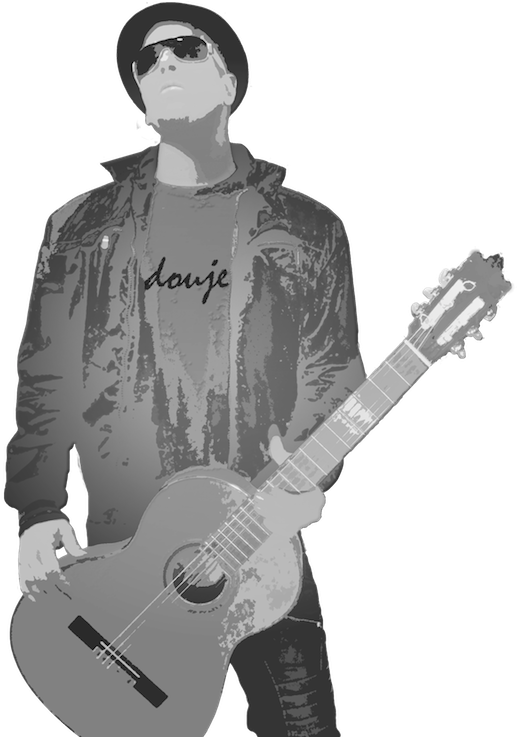 Techno Flamenco Guitarist - Guitar (600x736), Png Download