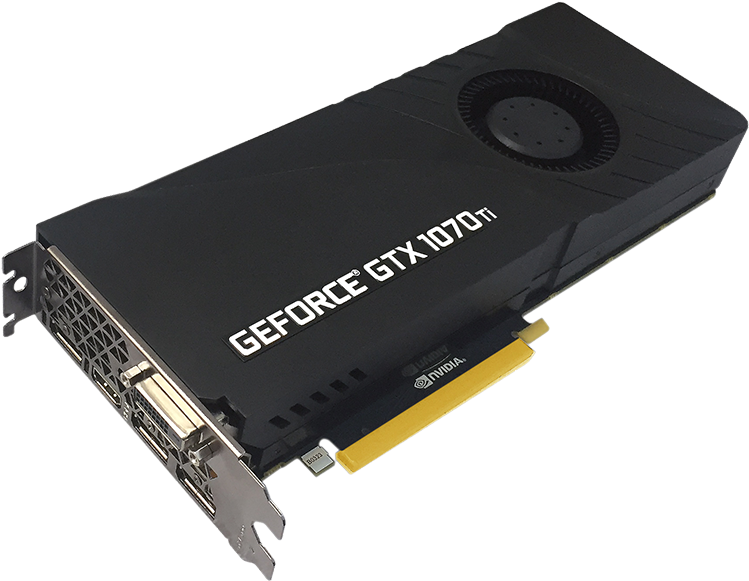 Pny Graphics Cards Geforce Gtx 1070ti Blower Ra - Pny Geforce Gtx 1070 (800x800), Png Download