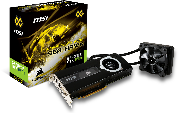 Msi Gtx980 Ti Seahawk (803x494), Png Download