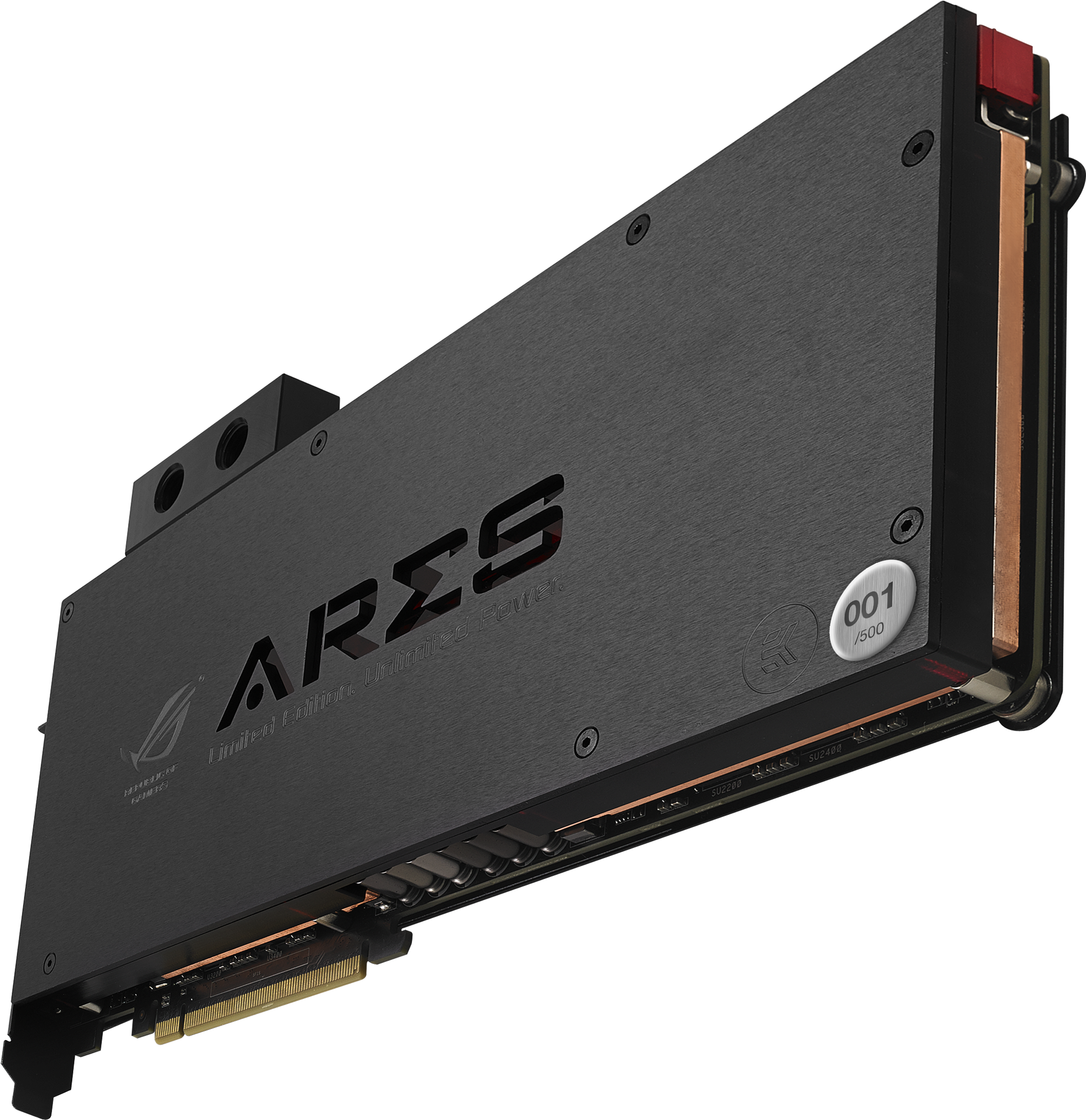 Unlimited Power - Asus Water Cooled Graphics Card (2961x3021), Png Download