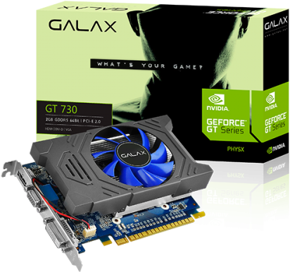 Galax Geforce Gt 730 2gb Gddr5 - Galax Geforce Gt 1030 2gb Ddr4 (500x500), Png Download