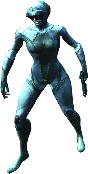 Female Hostage Cut Out - Tenno Outside Of Warframe (312x625), Png Download