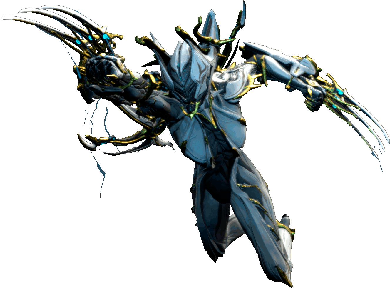 Here You Have Valkyr Prime, A Golden Whirlwind Of Blood - Personal Computer (1354x1016), Png Download