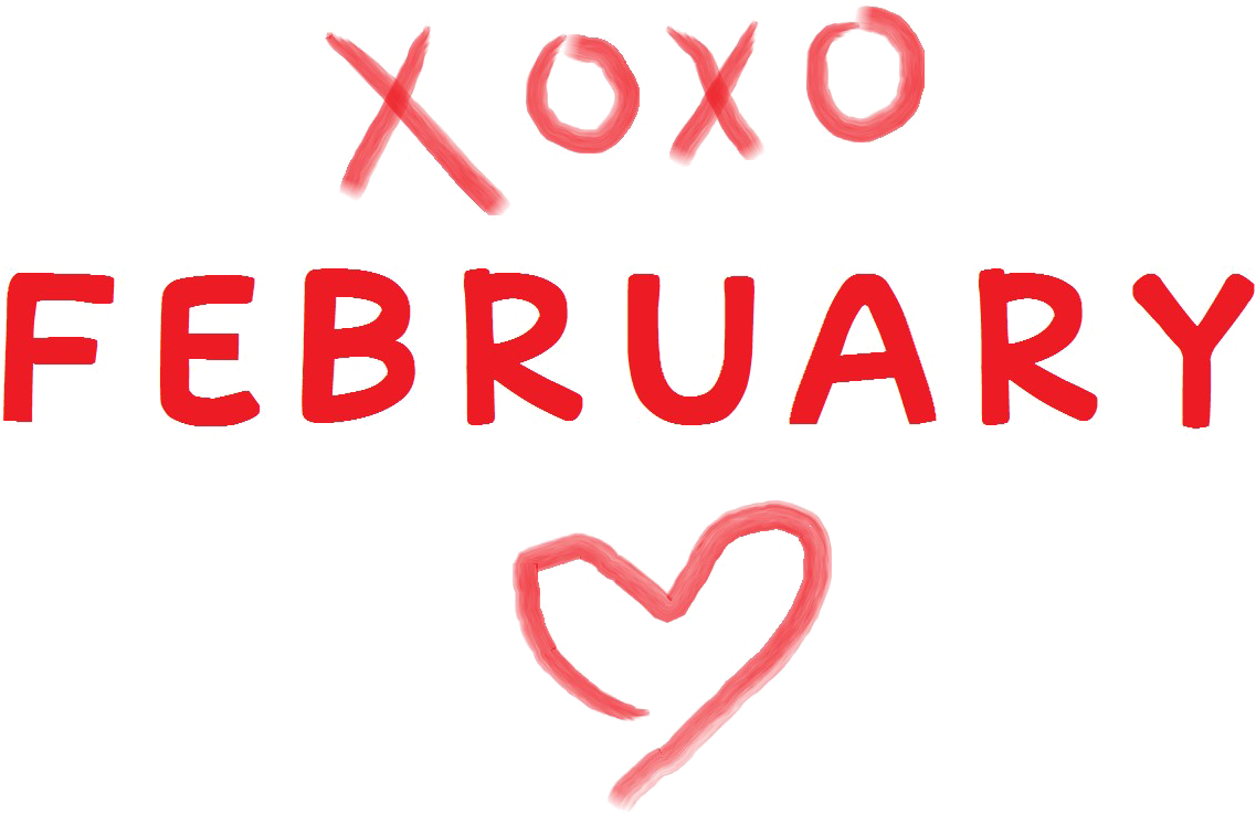 February Transparent Images Png - Month Of Love Png (1325x820), Png Download