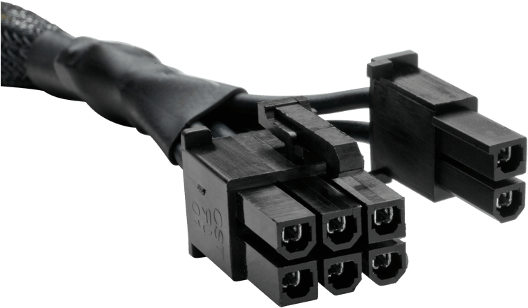 Connecting Graphics Card To My Power Supply - Corsair Pci E Cable (800x561), Png Download