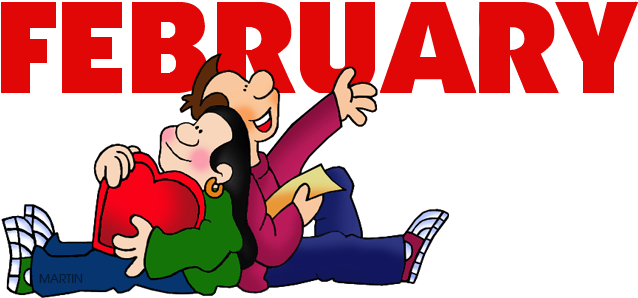 Months Of The Year February (648x346), Png Download