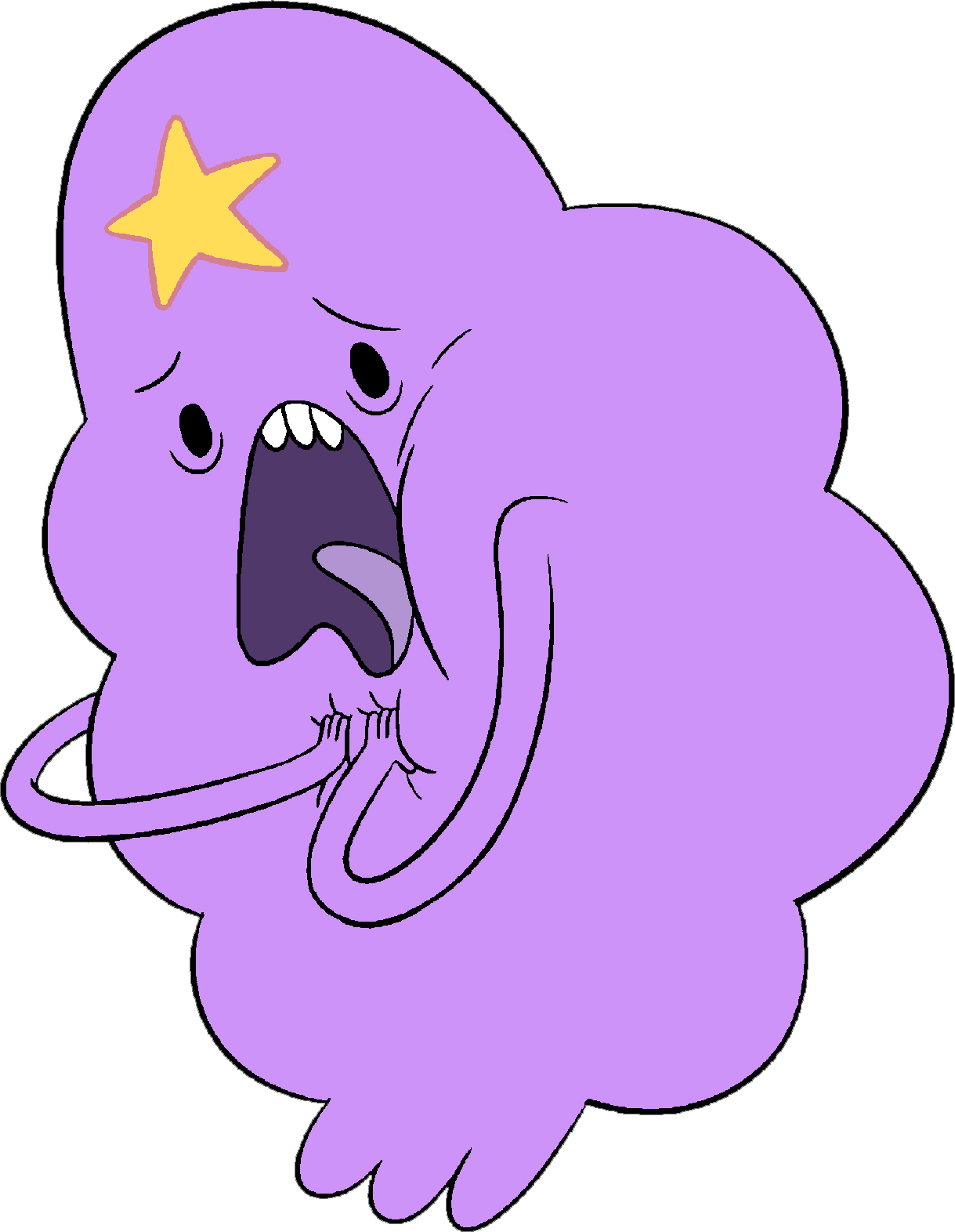 Lspheartattack - Lumpy Space Princess Png (1219x1572), Png Download
