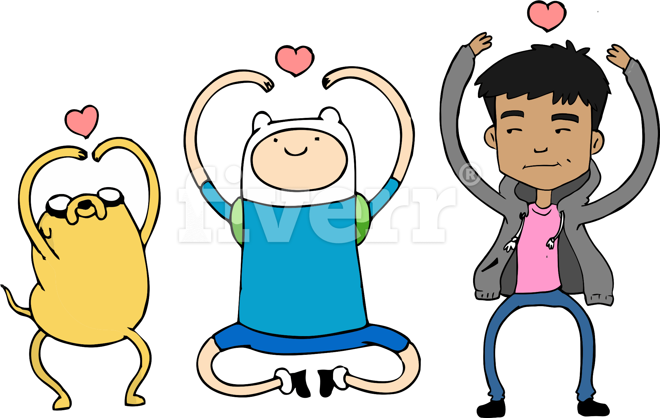 Finn And Jake Png (2181x1391), Png Download