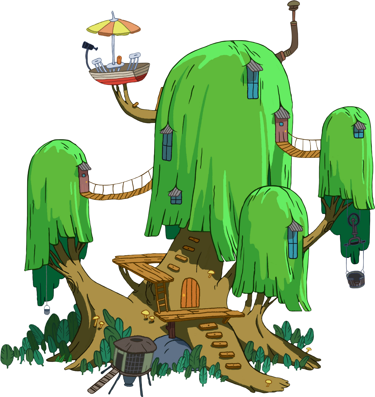 Adventure Time Tree House By Transparentstuff Tree Adventure Time