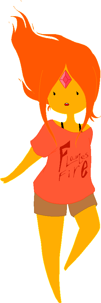 Adventure Time Image - Flame Princess (400x1060), Png Download