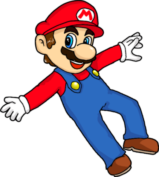Anime Mario - Imagenes De Anime Mario (532x591), Png Download