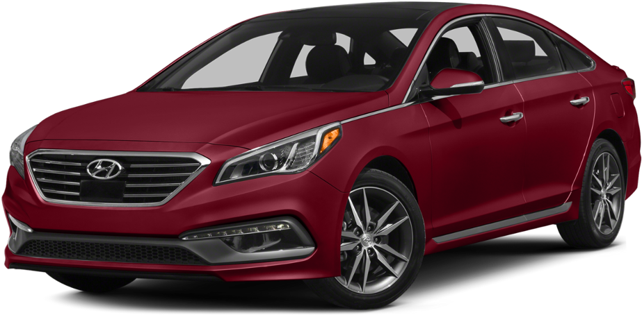 2016 Hyundai Sonata - Toyota Camry 2017 Red (1000x658), Png Download