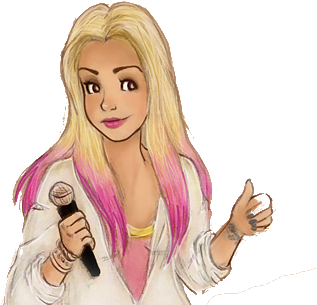 Demi Lovato Image - Da Demi Lovato Em Desenho (478x445), Png Download