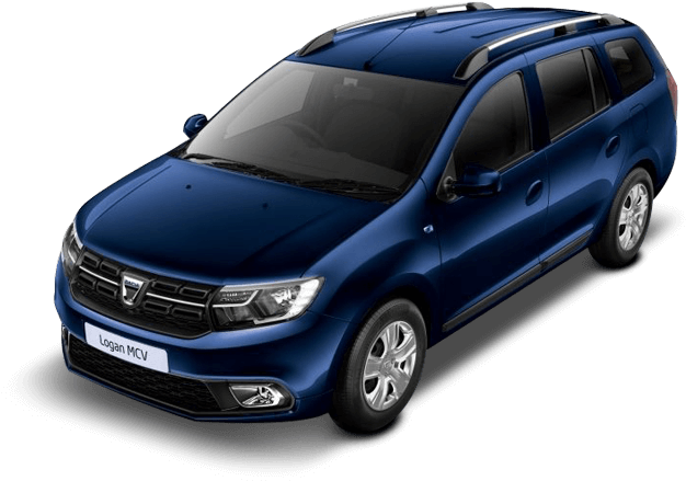 Discover The Logan Laureate On Motability - Dacia Logan Mcv Blue (850x480), Png Download