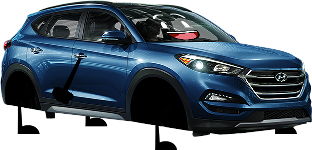 2016 Hyundai Tucson Protopose - Hyundai Tucson (634x314), Png Download